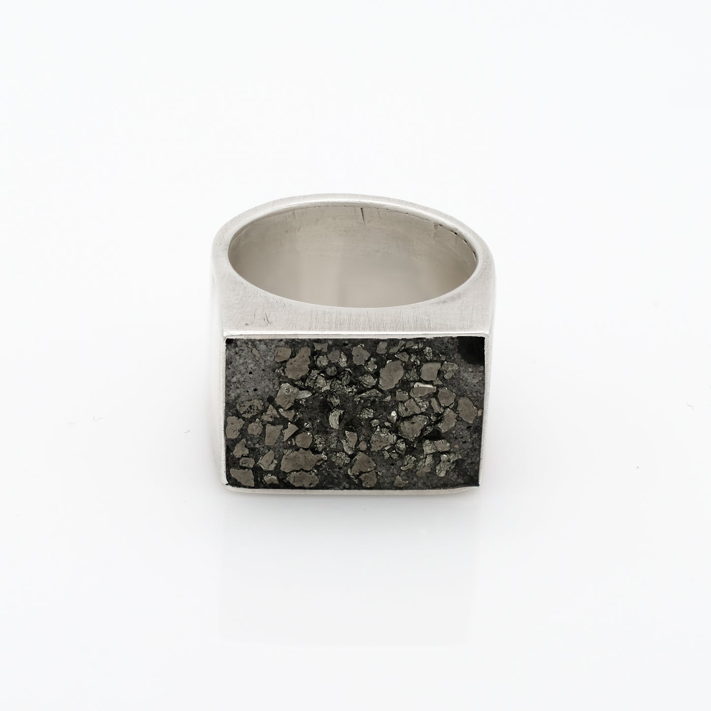 CONCRETE AND PYRITE RING