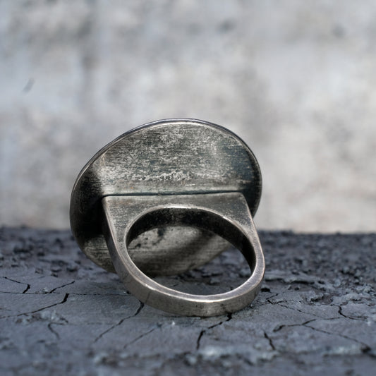 ROUND SNAKE SCALE RING